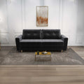 Canapea extensibilă dumonde cu ladă de depozitare si sezut confortabil din spuma high-density, Summer Ambience Gri 225x100 cm