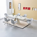 Set masa extensibila dumonde Riviera 165-240x90 cm + 6 scaune Soho 57x61 cm