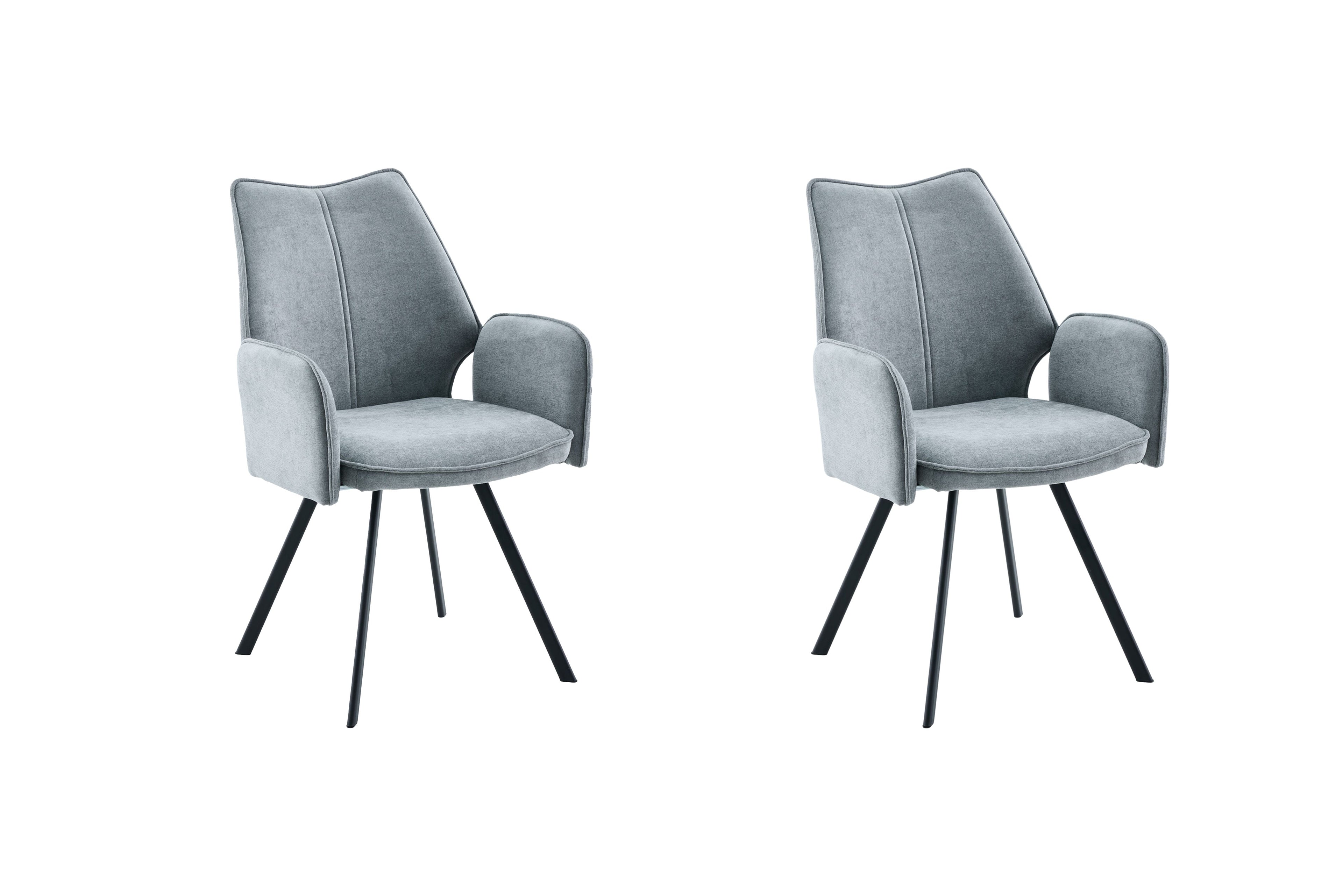 Scaun tapitat cu stofa si picioare metalice Velour