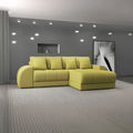 Colțar extensibil dumonde cu ladă de depozitare si sezut confortabil din spuma high-density, Verona Enjoy Verde II 290x185 cm