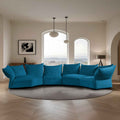 Canapea semirotunda dumonde cu șezut confortabil din spumă HR Vogue 460x131 cm