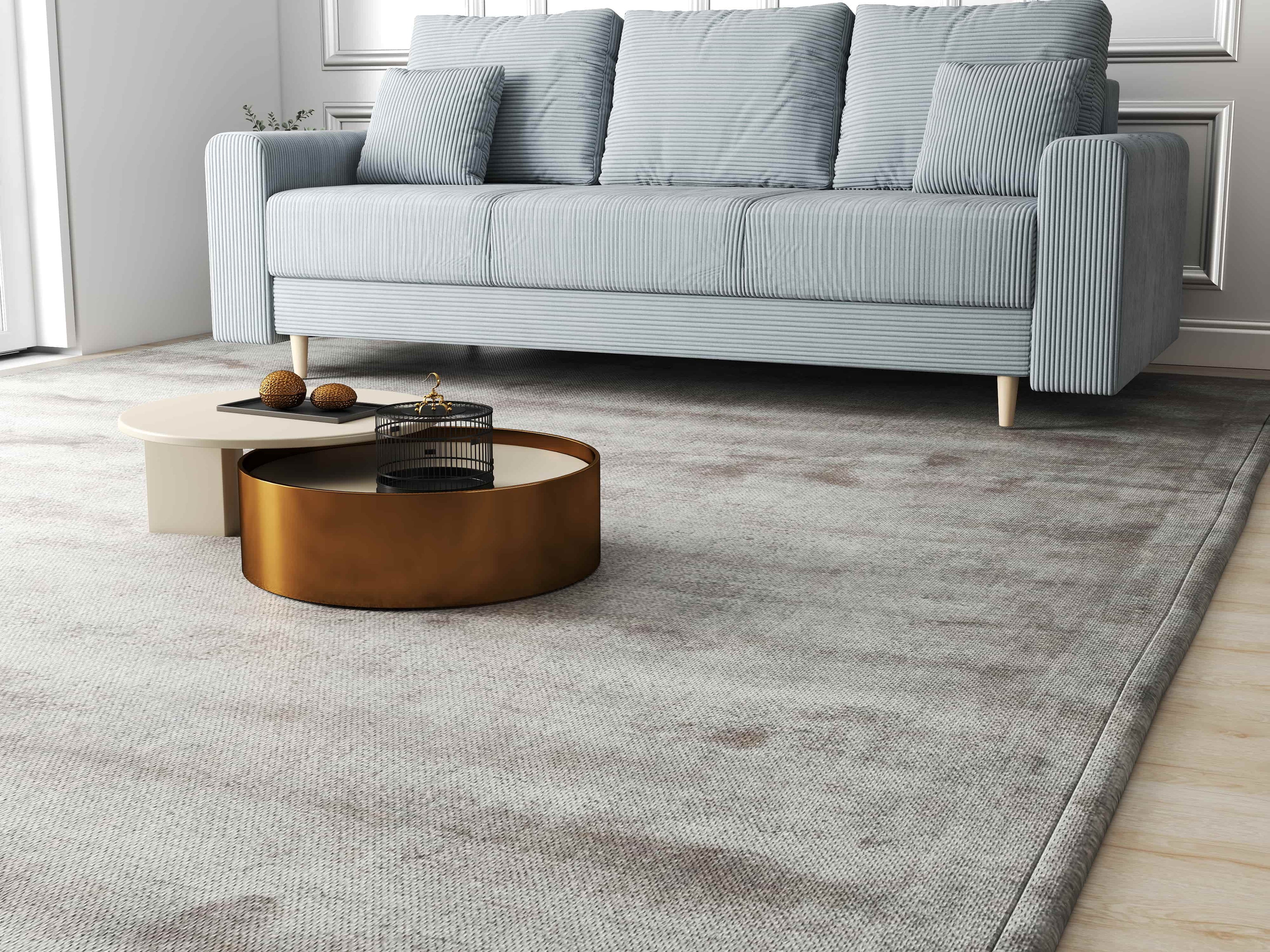 Canapea extensibilă dumonde cu ladă de depozitare si sezut confortabil din spuma high-density, Kronos Zoom Gri 210x100 cm